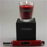 Bougie Ilanga Red + Allume bougie