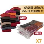 lot de 7 sacs vide d'air