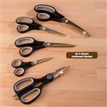 Lot de 5 ciseaux en titanium