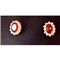 Boucles d'oreilles rubis